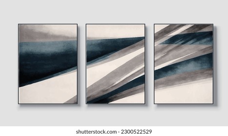 Abstract art painting, vector illustration, golden art, wall art for poster, card, wallpaper, modern artwork