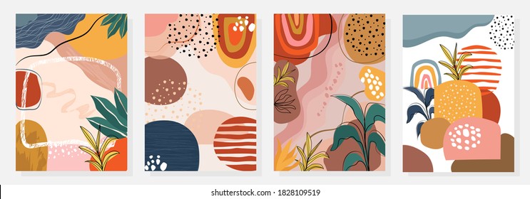 Abstract art pastel backgrounds creative with minimal trendy style, Screen on mobile, Template design, Banner, Product, Poster, fashion, Pattern.