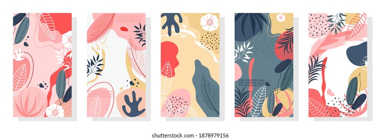 Abstract art pastel backgrounds creative with minimal trendy style, Screen on mobile, Template design, Banner, Product, Poster, fashion, Pattern.