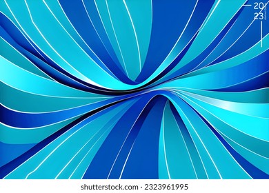 Abstract art pattern of azul blue colors tone. Background landscape and line colors. Set of cards and posters. SSTKbold