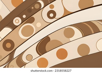 Abstract art pattern of full color. Background landscape and line colors.