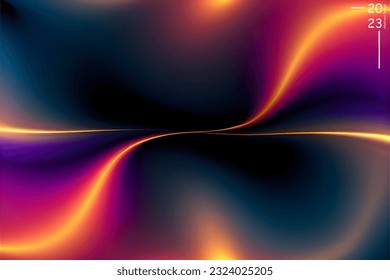 Abstract art pattern of golden purple colors tone. Background landscape and line colors. Set of cards and posters. SSTKbold