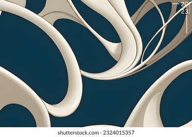 Abstract art pattern of harbor colors tone. Background landscape and line colors. Set of cards and posters. SSTKbold