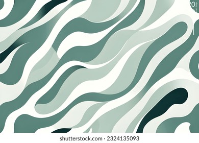 Abstract art pattern of light green colors tone. Background landscape and line colors. Set of cards and posters. SSTKabstract