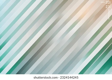 Abstraktes Kunstmuster von hellgrünem Farbton. Hintergrundlandschaft und Linienfarben. Satz Karten und Poster.