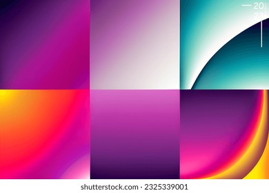 Abstract art pattern of pinkish blue colors tone. Background landscape and line colors. Set of cards and posters. SSTKabstract