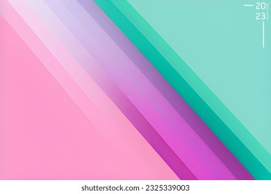 Abstract art pattern of pinkish blue colors tone. Background landscape and line colors. Set of cards and posters.