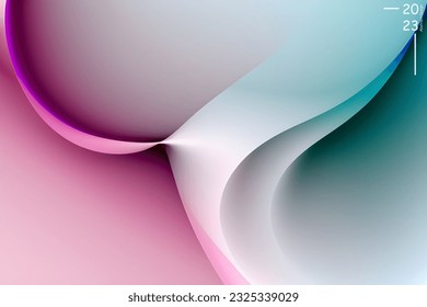 Abstract art pattern of pinkish blue colors tone. Background landscape and line colors. Set of cards and posters.