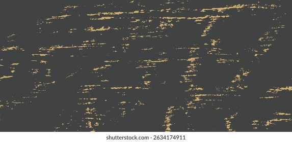 Abstract art pattern texture. Gold and black splash brush stroke background vector. Wooden texture line banner design in vinyage style.