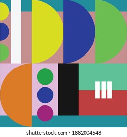 Abstraktes Kunstposter für die Dekoration. Vektordesign