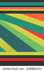 Abstract art poster, Retro geometric shapes, books, magazines, catalogs. Universal abstract layouts, Background for cards, Invitations, Template for Bar Menu, Beach Themed Colors