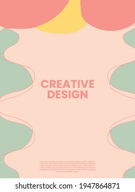Abstract art posters for an art exhibition: music, literature or painting. Vector illustrations of shapes, portraits of people, hands, spots and textures for backgrounds  
