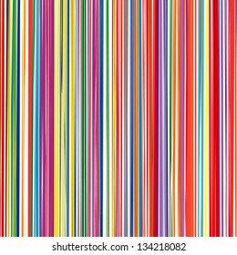Abstract Art Rainbow Curved Lines Colorful Vector Background 9