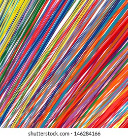 Abstract art rainbow curved lines color vector background 12