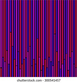 Abstract art rainbow curved lines colorful vector background
