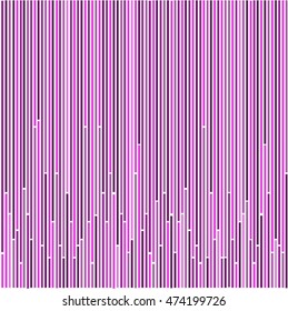 Abstract art rainbow curved mini lines colorful vector background