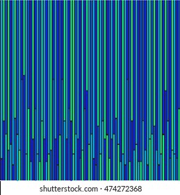 Abstract art rainbow curved mini lines colorful vector background