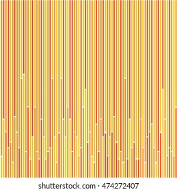 Abstract art rainbow curved mini lines colorful vector background