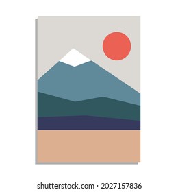 abstract art scenery colorful japan