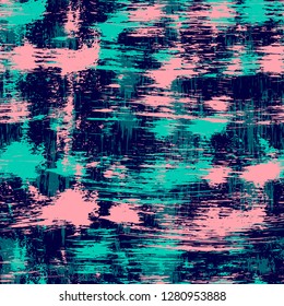 Abstract art seamless pattern. Background texture. Paint spots. Distressed, grunge print