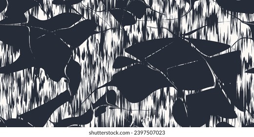 Abstract art seamless pattern. Vector illustration