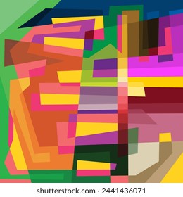 Abstrakte Kunst. Abstrakte Form Hintergrund. Bunte abstrakte Hintergrund. Bunte Tapete. Hintergrund Vektor Bestand.
