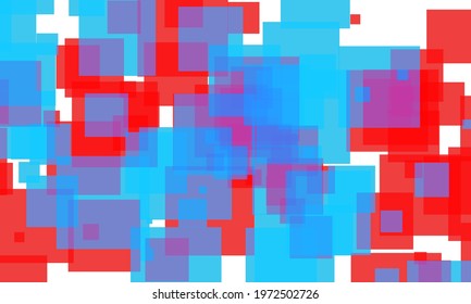 Abstract art of shapes and colors - vector illustration