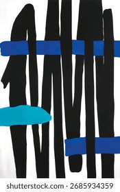 abstract, art, simple colors, canvas