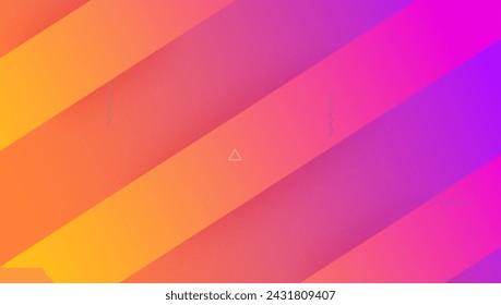 Abstract Art. Space 3d Poster. Purple Vibrant Pattern. Vector Concept. Party Spectrum Composition. Horizontal Page. Tech Landing Page. Blue Abstract Art