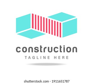 Abstract art square rhombus logo with Colorful shape background.Design template icon, sign construction, symbol infinity.Brand Identity for business company,secure,technology,innovation,digital.Vector