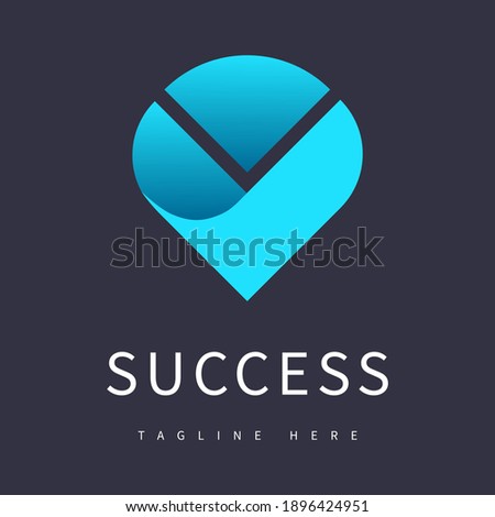 Abstract art square rhombus logo with blue shape background.Design template icon, sign sucsess, symbol safe.Brand Identity for business company,secure,technology,innovation,digital.Vector illustration