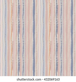 Abstract art striped seamless pattern, watercolor brush strokes. Background texture, wallpaper, wrapping