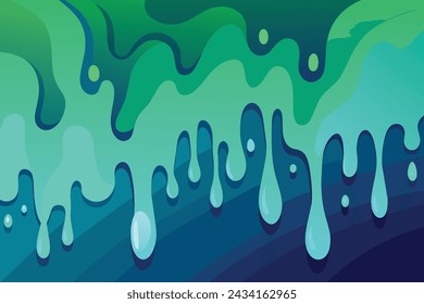 Abstract art teal blue green gradient paint background with liquid fluid grunge texture Background