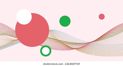 Abstract art template with geometric pattern in Japanese style. Mountain layout design in Asian style. Invitation banner design. 2023 Creative Vector