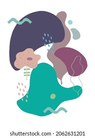 Abstract art templates. Vector background.Illustration for mobile apps, social media posts, design, banners and advertising. 