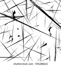 Abstract art to use as geometric patterns, backgrounds, textures. Random irregular shapes . Disarrayed, chaotic abstract backdrop.