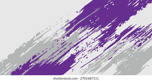 Arte Abstractas utilizando los principales colores de púrpura, gris y blanco, con líneas y Pequeños puntos que crean una sensación de movimiento y energía que es libre y natural 