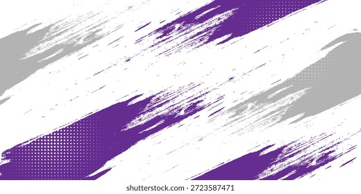 Arte Abstractas utilizando los principales colores de púrpura, gris y blanco, con líneas y Pequeños puntos que crean una sensación de movimiento y energía que es libre y natural, que se mezclan perfectamente.