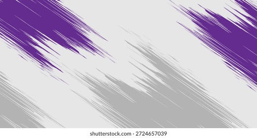 Abstract art using the main colors of purple, gray and white, with lines and small dots that create a sense of movement and energy that is free and natural, blending together perfectly.