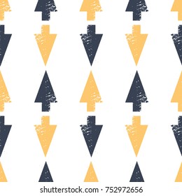 abstract art vector background. Christmas tree seamless pattern in modern geometry style. illustration for wrapping paper of fabric. concept winter background.