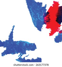 Abstract art vector background colorful spots. Ink splatter background. Elements for creative design.