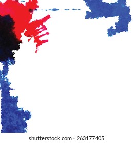 Abstract art vector background colorful spots. Ink splatter background. Elements for creative design.