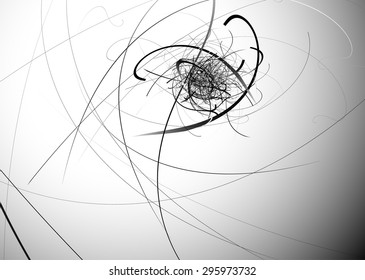 Abstract art vector. Abstract background with curvy, curved lines, shapes.