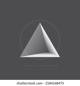 Abstracto vector de arte, logotipo de marca.