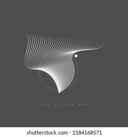 Abstract art vector, brand logo.