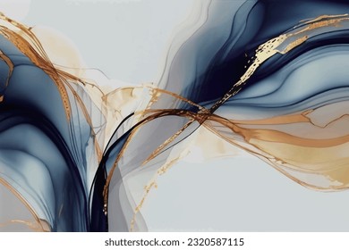 Abstract art vector illustration. Golden texture. Hand drawn vector illustration. Oil on canvas. Brushstrokes of paint. modern Art. Prints, wallpapers, posters, cards, murals, rugs, hangings, prints