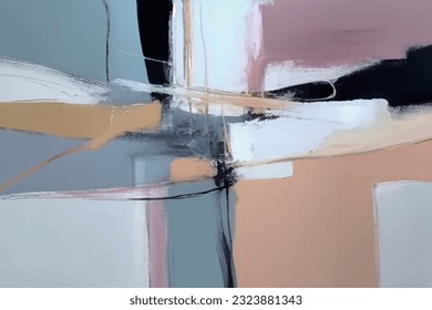 Abstract art vector illustration. Golden texture. Hand drawn vector illustration. Oil on canvas. Brushstrokes of paint. modern Art. Prints, wallpapers, posters, cards, murals, rugs, hangings, prints