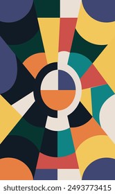 Abstract Art. Vector illustration of modern geometric shapes for poster, social media, background, cover or flyer