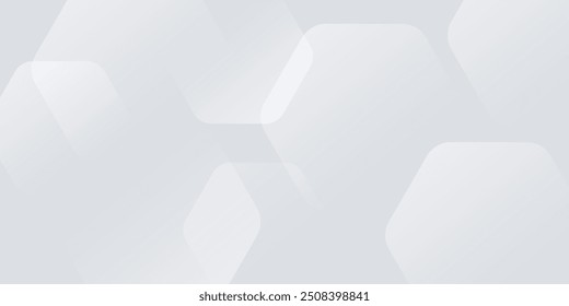 Ilustración vectorial de arte Abstractas sobre fondo blanco con Formas hexagonales