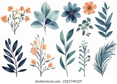 Abstract art vector illustration. Watercolor painting, children's wallpaper. Hand drawn vector illustration. flowers. modern Art. Prints, wallpapers, posters, cards, murals, rugs, hangings